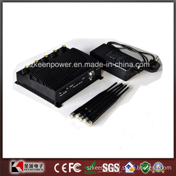 Adjustable 12W 4G Lte 4G Wimax Cell Phone Jammer 40 Meters